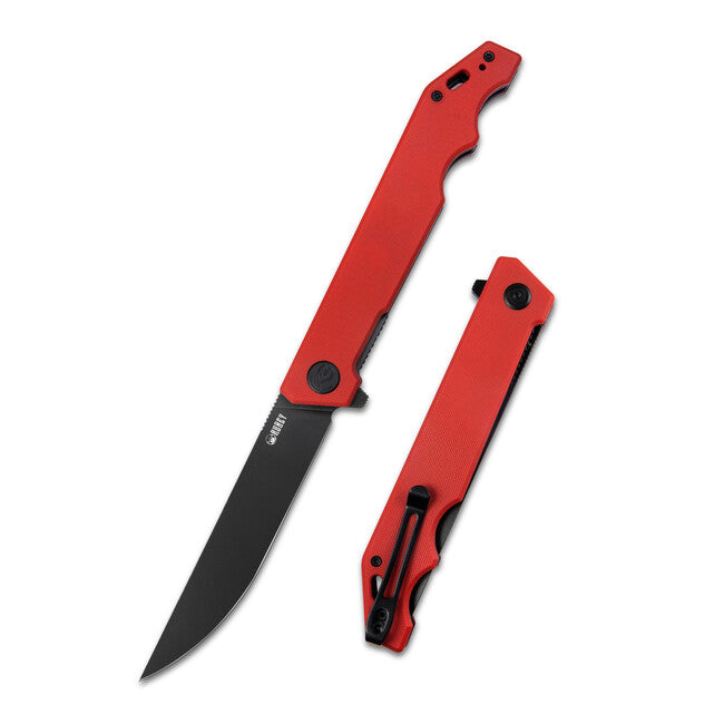 KUBEY Pylades Folding Knife Red & Black