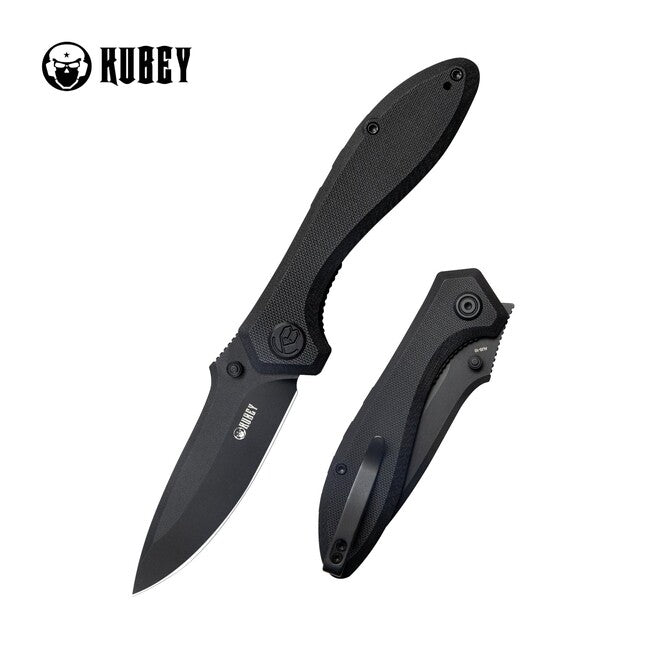 KUBEY Ruckus Folding Knife, Dark Night