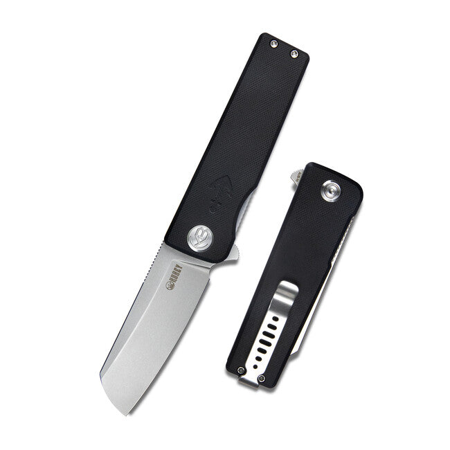 KUBEY Sailor Folding Knife, Black G10