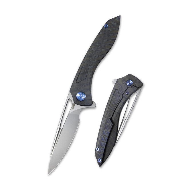 KUBEY Velocé Flame Titanium Folding Knife