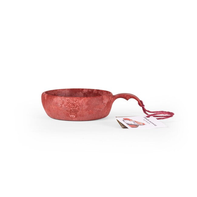 KUPILKA 33 Reindeer Children's Bowl, Red
