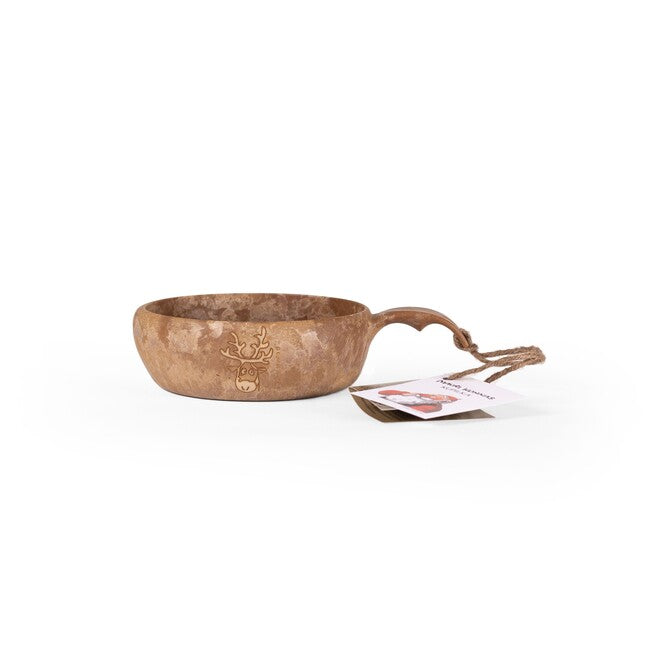 KUPILKA 33 Reindeer Children's Bowl, Brown