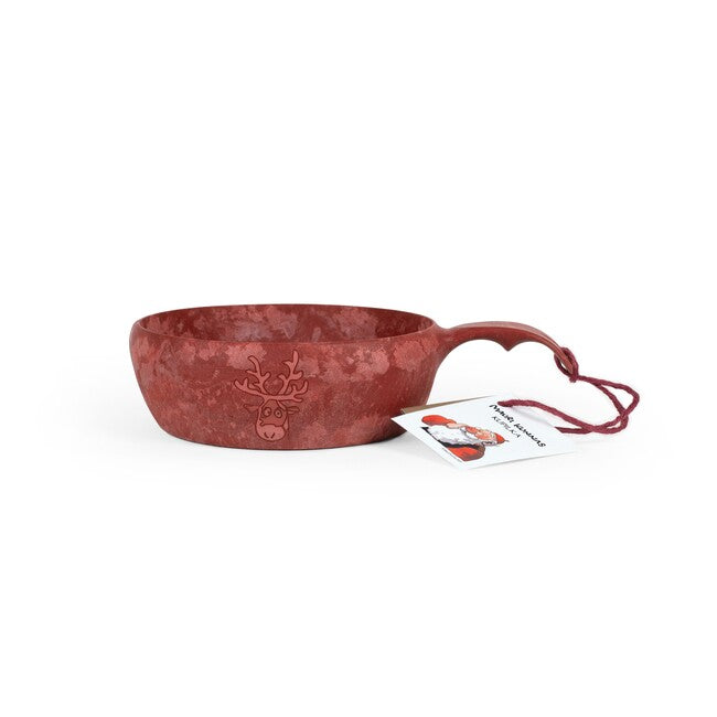 KUPILKA 55 Reindeer Bowl, Red