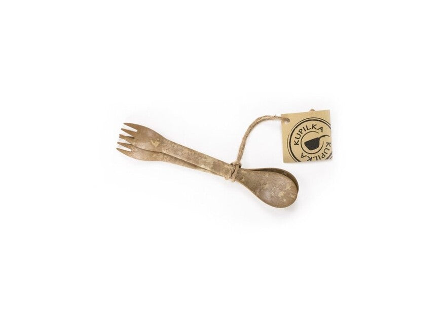 KUPILKA Outdoor Cutlery Set EKO, Brown