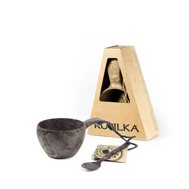 Kupilka Cup with Spoon, 210 ml, Black