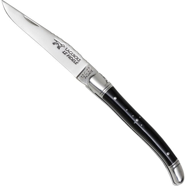 Laguiole Le Fidele Folding Knife Laguiole Buffalo Horn 90 mm