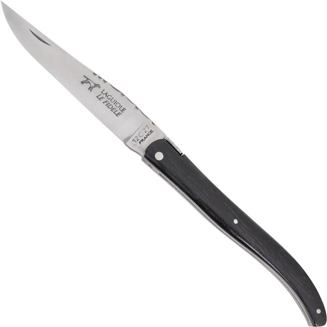 Laguiole Le Fidele Pocket Knife, Ebony Handle