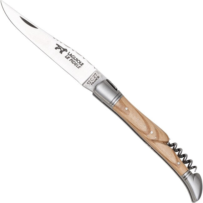 Laguiole Le Fidele Pocket Knife Laguiole Oak Corkscrew