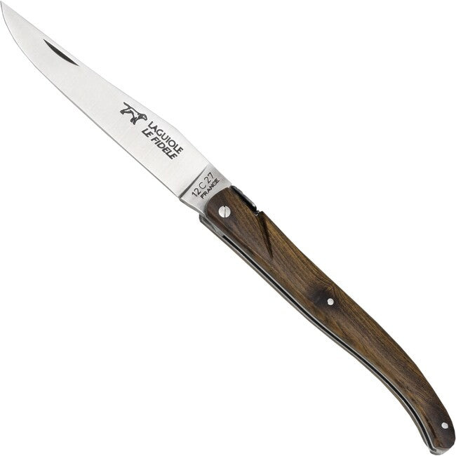 Laguiole le Fidele Folding Knife 72369, Pistachio Wood
