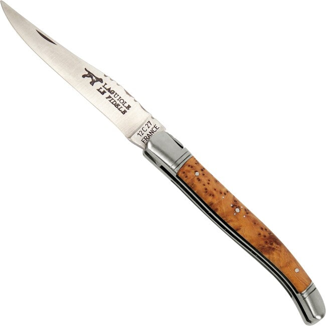 Laguiole Le Fidele Pocket Knife Laguiole Thuja Wood Handle