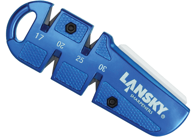 Lansky QuadSharp Pocket Sharpener, Blue