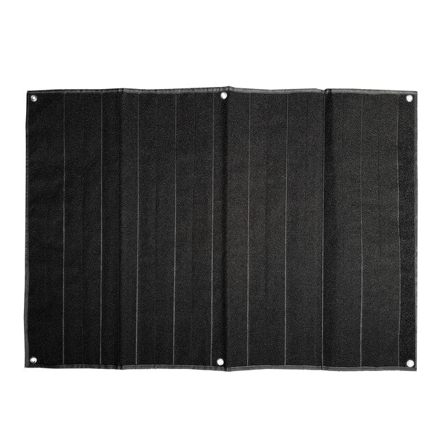 WARAGOD Large Velcro Panel Blanket with 6 Eyelets, Black