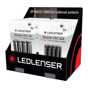 LEDLENSER Flashlight 24xAA + 24xAAA Alkaline Batteries