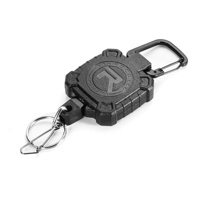 Leguon Karabiner with Steel Rope Keyhex, Black