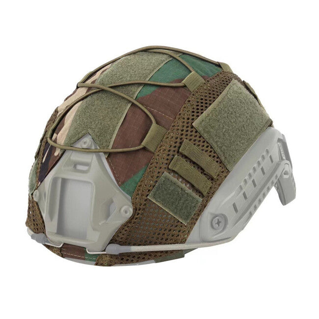 Leguon Warder Tactical Helmet Cover, Woodland