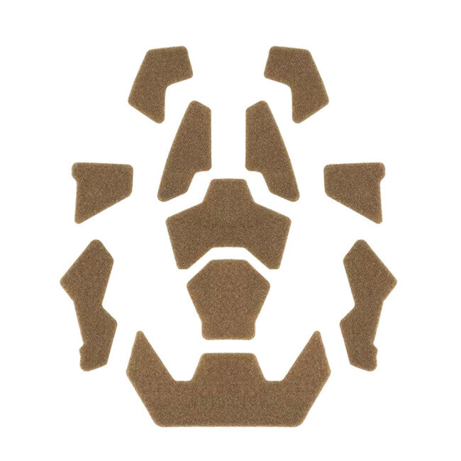Leghorn Dry Zips Helmet Patch Set, Coyote