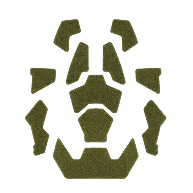 Leguon Helmet Dry Zips Patch Set, Olive