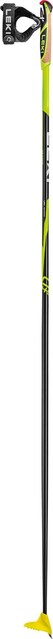 LEKI CC 450 Running Ski Poles, Neon Yellow/Black-White