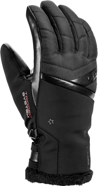 LEKI Snowfox 3D Women's Ski Gloves, Black