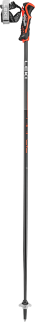 LEKI Airfoil 3D Ski Poles, Dark Anthracite-Bright Red-Black
