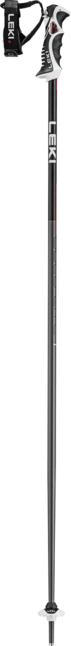LEKI Bold Lite S Ski Poles, Dark Anthracite-Bright Red-Black