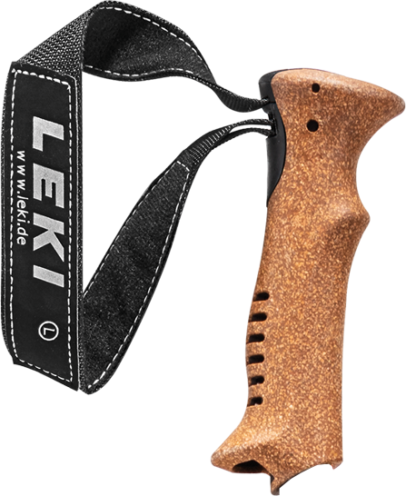 LEKI Compact PAS Replacement Belt, Black-Cork Optics, 18 mm