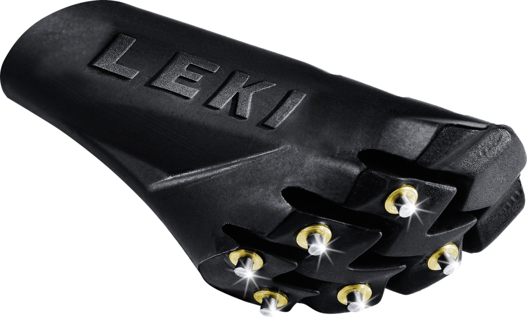 LEKI Silent Spike Pad Walking Replacement, Pair, Black