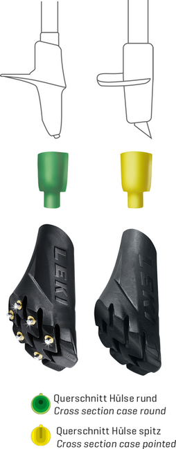 LEKI Silent Spike Pad Walking Multi System Replacement Part, Black