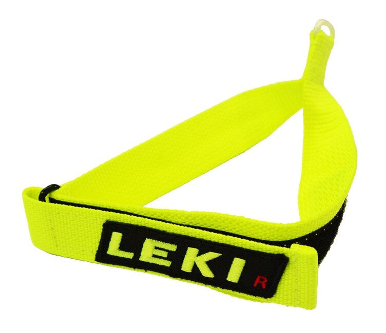 LEKI Trigger S V-Race Adjustable Pole Straps, Neon Yellow