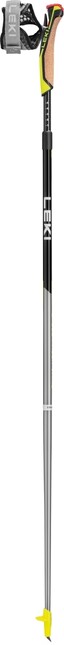 LEKI Nordic Walking Poles Speed Pacer Vario, Light Anthracite-Black-Neon Yellow