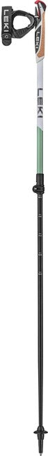 LEKI Spin Shark SL Nordic Walking Poles, White-Smoke Green-Dark Anthracite, 100-130 cm