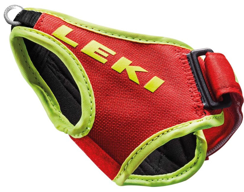 LEKI Pútka Frame Strap Shark M/L/XL, neónovo červená