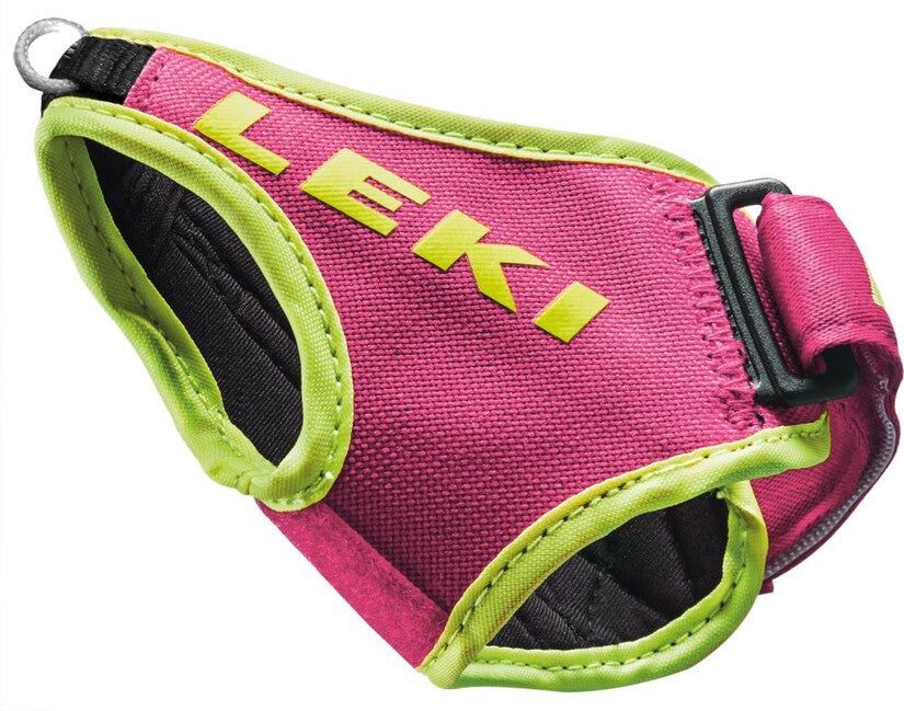 LEKI Pútka Trigger Shark Frame Strap S/M/L, ružovo-limetkové