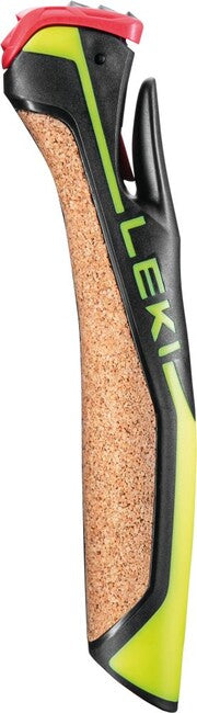 LEKI Nordic Shark Cork Grips 16.5mm, Neon Yellow/Black