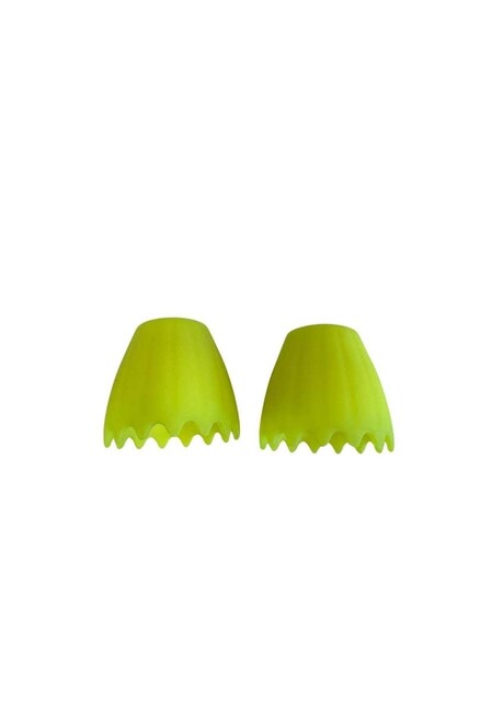 LEKI Baseplates for Ski Poles DH/SG 32mm, Neon Yellow