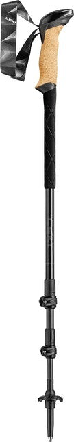 LEKI Trekking Poles Black Series Carbon, Black-Black Grey-Dark Anthracite, 100-135 cm
