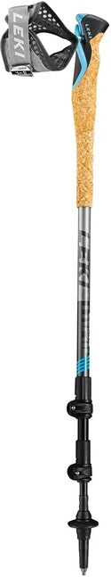 LEKI Cross Trail TA Trekking Poles 100 - 135 cm, Dark Anthracite-Light Anthracite-Light Blue