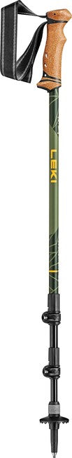 LEKI Legacy Lite AS Trekking Poles, Mango-Olive Green-Bottle Green, 100-135 cm