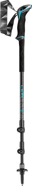 LEKI Makalu Lite AS Trekking Poles, Black-Dark Anthracite-Petrol, 100-135 cm