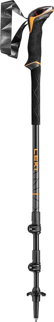 LEKI Makalu Lite Trekking Poles, Orange-Black-Dark Anthracite, 100-135 cm