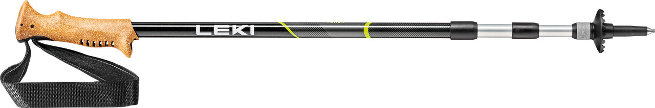 LEKI Yurok AS Trekking Poles, White-Lime-Dark Anthracite, 110-145 cm