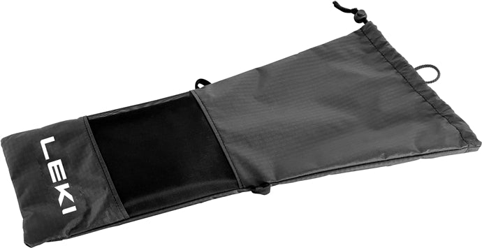 LEKI Large Collapsible Stick Bag, Black-White, 45 cm