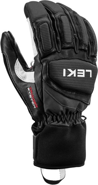 LEKI Griffin Pro 3D Winter Gloves, Black-White