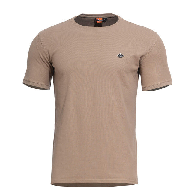 Pentagon Levantes Crewneck T-shirt, Tan Brown