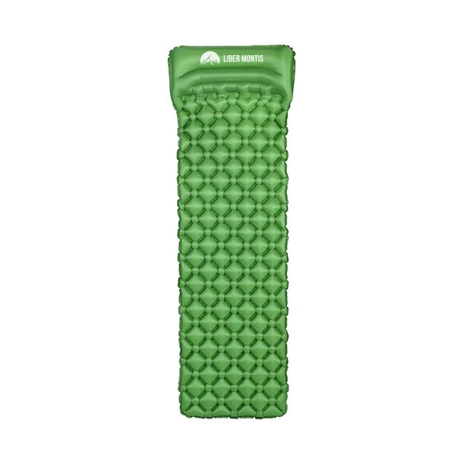 Liber Montis Torus Plus Self-Inflating Sleeping Pad with Pillow, Green