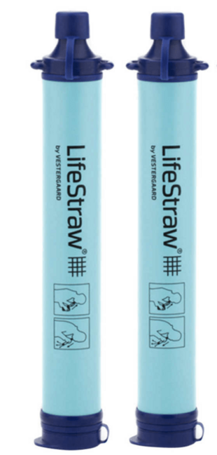 Lifestraw Personal Water Filter 2-pack, Blue