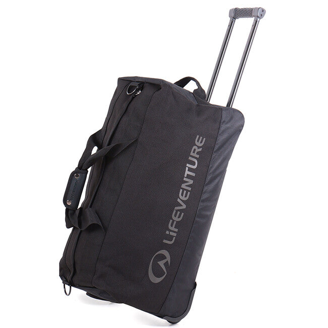 Lifeventure Travel Bag with Wheels 100l, Black
