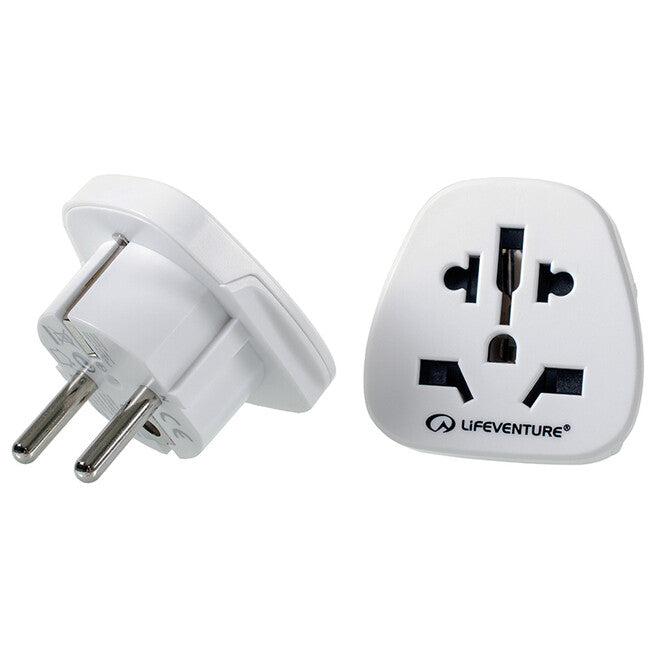 Lifeventure World to Europe Travel Adapter