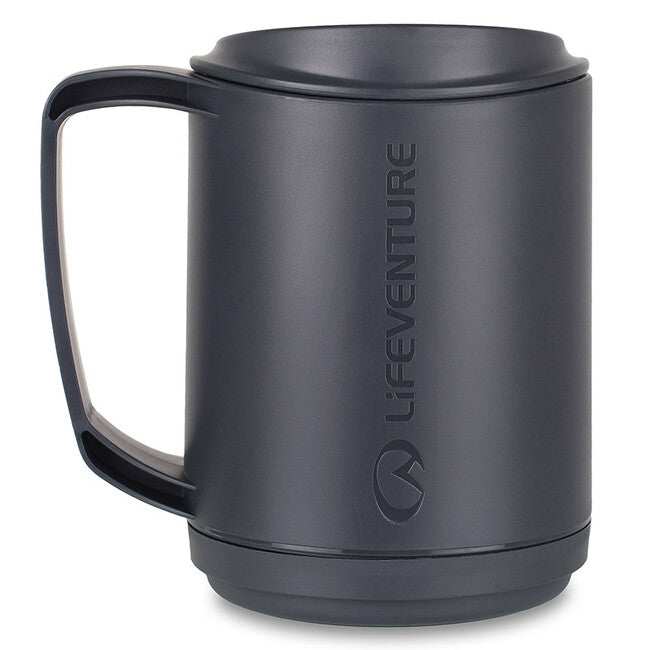 Lifeventure Ellipse Insulated Mug 350ml, Graphite