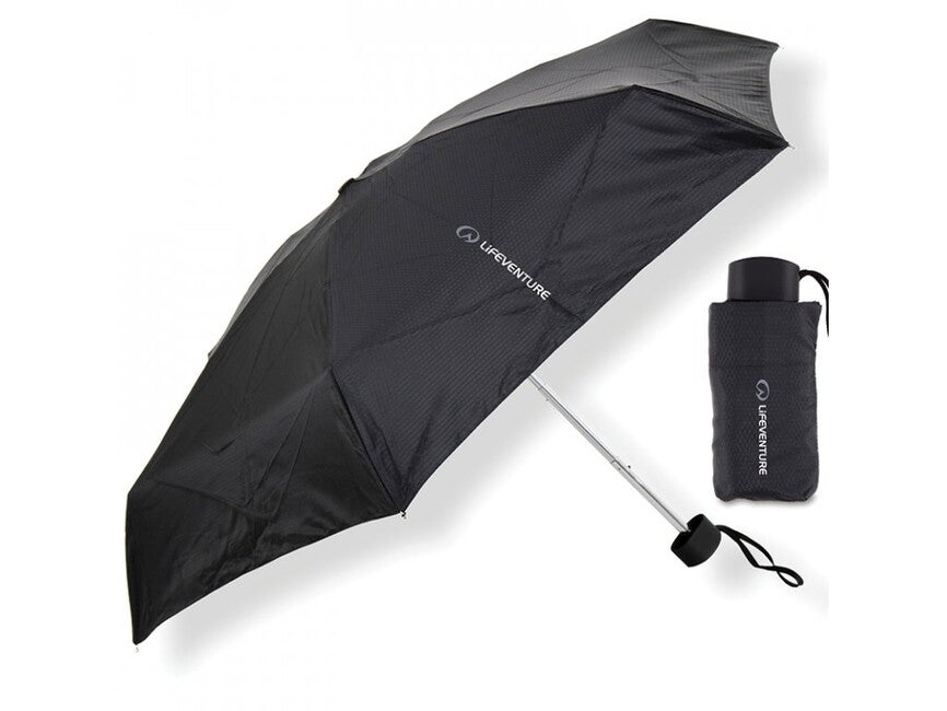 Lifeventure Small Travel Umbrella, Black